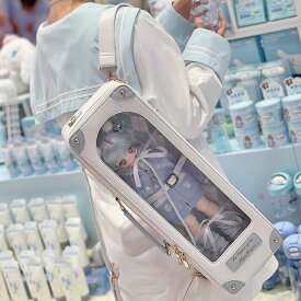 【送料無料！】收藏館 小方糖原創 ドールバッグ 40cm用 40cm 人形用 ショルダー リュック ベルト付き ドールキャリー 収納 ディスプレイ MDD MSD