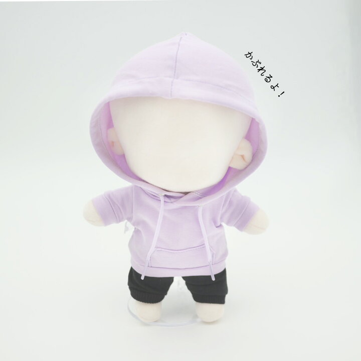 楽天市場】【送料無料】ぬい服 パーカー 単品 フード付き 15cm 20cm  