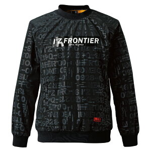 アイズフロンティア 防風ストレッチピステ I'Z FRONTIER ピステ パーカー プルオーバー 防風 作業着 作業服 長袖 スポーツウェア トレーニング 裏フリース #9021 M L LL 3L 4L