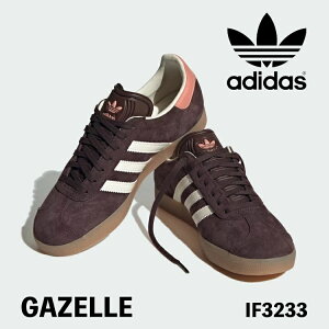 AfB_X IWiX Xj[J[ K[ adidas Originals Xj[J[ Gazelle IF3233 Shadow Brown / Cream White / Gum V[Y Y fB[X p