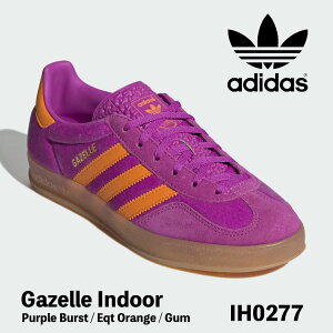 AfB_X IWiX Xj[J[ K[ fB[X adidas Originals GAZELLE INDOOR IH0277 Purple Burst / Eqt Orange / Gum p[v o[Xg IW K EBY V[Y