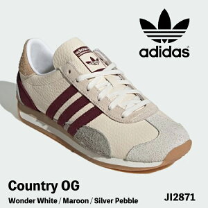 AfB_X IWiX Xj[J[ adidas Originals Xj[J[ COUNTRY OG Jg[OG JI2871 Wonder White / Maroon / Silver Pebble _[zCg }[ Vo[px V[Y