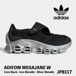 AfB_X IWiX T_ adidas Originals T_ ADIFOM MEGAJANE W KWF[ JP8117 Core Black / Iron Metallic / Silver Metallic RAubN AC ^bN Vo[ ^bN  E
