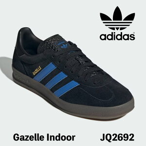 AfB_X IWiX Xj[J[ adidas Originals Gazelle Indoor JQ2692 K[ ChA Core Black / Blue / Gum EBY fB[X V[Y