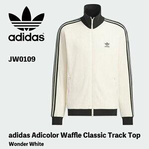 AfBJ[ bt NVbN gbNgbv adidas Originals adidas Adicolor Waffle Classic Track Top gbNgbv bt JW0109 Wonder White _[zCg Mens Women