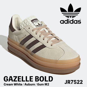 �A�f�B�_�X �I���W�i���X �X�j�[�J�[ �K�[�� ���f�B�[�X adidas Originals GAZELLE BOLD W JR7522 Cream White / Auburn / Gum M2 �V���[�Y �E�B�����Y �����p