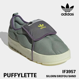 AfB_X IWiX Xj[J[ adidas Originals PUFFYLETTE ptBb^ IF3957 SILGRN/GREFOU/SAND ~pV[Y Mens Womens