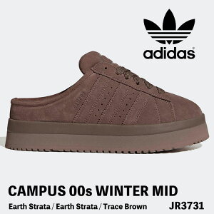AfB_X ~[ fB[X Xb| T_ adidas ~[ Xj[J[ fB[X CAMPUS 00s WINTER MID LpX 00S EB^[~bh EBY Earth Strata / Earth Strata / Trace Brown JR373