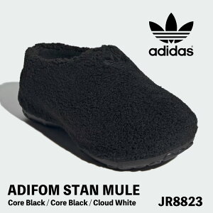 AfB_X ~[ T_ adidas fB[X ADIFOM STAN MULE W AfBtH[ X^ ~[ EBY BLACK ubN JR8823 V[Y