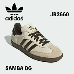 AfB_X IWiX Xj[J[ adidas Originals Xj[J[ SAMBA OG ToOG JR2660 Cream White / Dark Brown / Gum K[\[ V[Y
