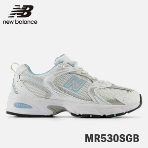 �j���[�o�����X 530 �X�j�[�J�[ New Balance 530 MR530SGB White with silver metalic and chrome blue �z���C�g �V���[�Y