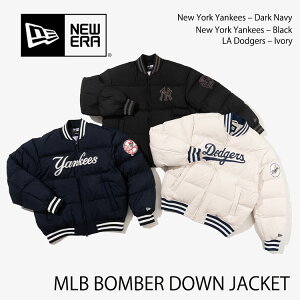 j[G {o[_EWPbg NEW ERA {o[_EWPbg MLB Bomber Down Jacket / Dark Navy _[NlCr[ Black ubN Ivory AC{[ LA T[XhW[X/ j[[N 