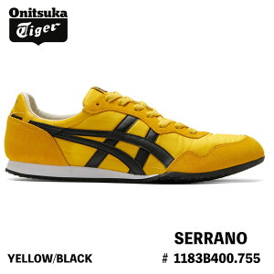 IjcJ^CK[ Xj[J[ Onitsuka Tiger SERRANO Z[m YELLOW/BLACK CG[ ubN # 1183B400.755 V[Y