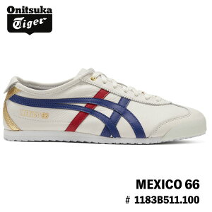 IjcJ^CK[ Xj[J[ Onitsuka Tiger MEXICO 66 LVR66 WHITE/DARK BLUE zCg _[Nu[ # 1183B511.100 V[Y