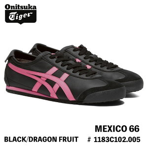 IjcJ^CK[ Xj[J[ Onitsuka Tiger MEXICO 66 LVR 66 1183C102.005 BLACK/DRAGON FRUIT ubN hSt[c(sN) V[Y Y fB[X