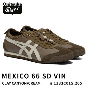 �I�j�c�J�^�C�K�[ �X�j�[�J�[ Onitsuka Tiger MEXICO 66 SD VIN ���L�V�R66 SD VIN CLAY CANYON/CREAM �N���C�L���j�I��/�N���[�� # 1183C015.205 �V���[�Y �����Y ���f�B�[�X