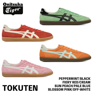 �I�j�c�J�^�C�K�[ �X�j�[�J�[ Onitsuka Tiger TOKUTEN �g�N�e�� PEPPERMINT/BLACK FIERY RED/CREAM SUN PEACH/PALE BLUE BLOSSOM PINK/OFF-WHITE �V���[�Y �����Y ���f�B�[�X 1183C431.300 1183C431.600 1183C431.700 1183C431.701