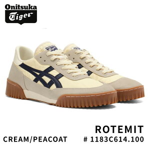 �I�j�c�J�^�C�K�[ �X�j�[�J�[ Onitsuka Tiger ROTEMIT ���[�e�~�b�g CREAM/PEACOAT �N���[�� �s�[�R�[�g 1183C614.100 �V���[�Y