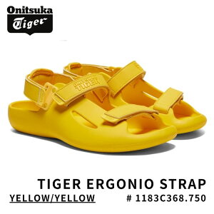 �I�j�c�J�^�C�K�[ �T���_�� Onitsuka Tiger �T���_�� �����Y ���f�B�[�X TIGER ERGONIO STRAP �G���S�j�I�X�g���b�v YELLOW/YELLOW �C�G���[ # 1183C368.750 �V���[�Y