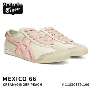 �I�j�c�J�^�C�K�[ �X�j�[�J�[ Onitsuka Tiger MEXICO 66 ���L�V�R66 CREAM/GINGER PEACH �N���[�� �W���W���[�s�[�` # 1183C679.100 �V���[�Y