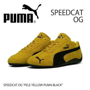 v[} Xj[J[ PUMA SPEEDCAT OG PELE YELLOW-PUMA BLACK 398846-19 v[} Xs[hLbg OG v[} y CG[ v[} ubN V[Y Women