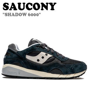 �T�b�J�j�[ �X�j�[�J�[ SAUCONY �����Y ���f�B�[�X SHADOW 6000 �V���h�[ NAVY �l�C�r�[ GRAY �O���[ S70441-47 �V���[�Y