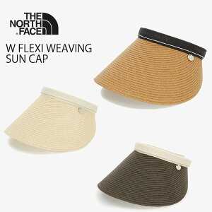ノースフェイス サンバイザー レディース THE NORTH FACE W FLEXI WEAVING SUN CAP IVORY LIGHT_BEIGE GRAY アイボリー ライトベージュ グレー サンキャップ NE3CR13A / NE3CR13B / NE3CR13C