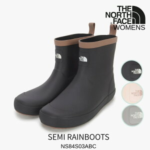 �m�[�X�t�F�C�X ���C ���C���u�[�c ���f�B�[�X THE NORTH FACE ���C ���C���u�[�c SEMI RAINBOOTS �J�� SEMI RAINBOOTS BLACK GRAY PALE PEACH NS84S03A / NS84S03B / NS84S03C
