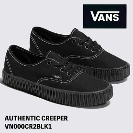 バンズ スニーカー VANS スニーカー AUTHENTIC CREEPER VN000CR2BLK スニーカー BLACK オーセンティック クリッパー ブラック シューズ【中古】未使用品