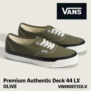 �o���Y �X�j�[�J�[ VANS �X�j�[�J�[ Premium Authentic Deck 44 LX OLIVE VN000EFZOLV �v���~�A�� �I�[�Z���e�B�b�N �f�b�L �I���[�u �V���[�Y