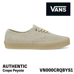 �o���Y �X�j�[�J�[ VANS �X�j�[�J�[ Authentic Crepe Peyote VN000CRQBYS1 �I�[�Z���e�B�b�N �N���[�v �y���e �X�G�[�h �V���[�Y