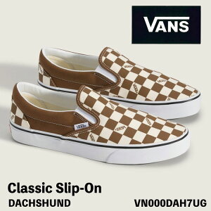 �o���Y �X���b�|�� �X�j�[�J�[ VANS �X���b�|�� CLASSIC SLIP-ON DACHSHUND VN000DAH7UG �N���V�b�N�X���b�|�� �_�b�N�X�t���h