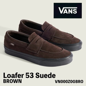 �o���Y �X�j�[�J�[ VANS �X�j�[�J�[ Loafer 53 Suede ���[�t�@�[ 53 �X�G�[�h �����Y ���f�B�[�X BROWN �u���E�� VN000Z0GBRO �V���[�Y