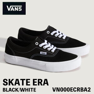 �o���Y �X�j�[�J�[ VANS �X�j�[�J�[ SKATE ERA SKATE ERA BLACK/WHITE / VN000ECRBA2 �X�P�[�g �G�� �u���b�N �z���C�g �V���[�Y