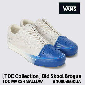 バンズ スニーカー VANS スニーカー Vans [TDC Collection] Old Skool Brogue TDC MARSHMALLOW VN000S66CDA オールドスクール マシュマロ ブルー シューズ