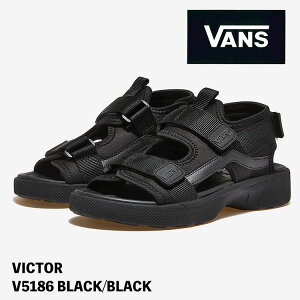 �o���Y �T���_�� VANS �X�|�[�c�T���_�� VICTOR(�r�N�^�[) V5186 BLACK/BLACK �u���b�N �u���b�N ���@���Y �V���[�Y