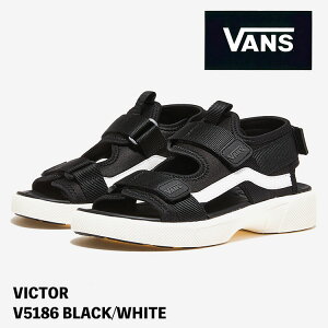 �o���Y �T���_�� VANS �X�|�[�c�T���_�� VICTOR(�r�N�^�[) V5186 BLACK/WHITE �u���b�N �z���C�g ���@���Y �V���[�Y