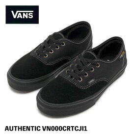バンズ スニーカー VANS スニーカー AUTHENTIC VN000CRTCJI スニーカー SUEDE CORDURA BLACK オーセンティック ブラック USA企画 シューズ