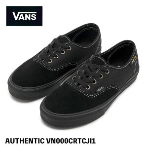 バンズ スニーカー VANS スニーカー AUTHENTIC VN000CRTCJI スニーカー SUEDE CORDURA BLACK オーセンティック ブラック USA企画 シューズ