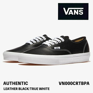 oY Xj[J[ VANS Xj[J[ AUTHENTIC LEATHER BLACK/TRUE WHITE VN000CRTBPA I[ZeBbN U[ ubN gD[ zCg V[Y