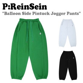 レインセイン パンツ P:ReinSein Balloon Side Pintuck Jogger Pants バルーン サイド ピンタック ジョガーパンツ 全3色 起毛あり ウェア