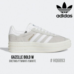 AfB_X IWiX Xj[J[ adidas Originals GAZELLE BOLD W K[ {[h fB[X GRETWO/FTWWHT/CWHITE zCg HQ6893 V[Y