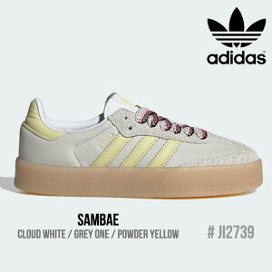 AfB_X IWiX Xj[J[ adidas Originals SAMBAE TxC Cloud White / Grey One / Powder Yellow O[ JI2739 V[Y