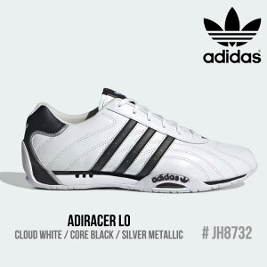 AfB_X IWiX Xj[J[ adidas Originals ADIRACER LO AfB[T[ LO Y fB[X Cloud White/Core Black/Silver Metallic zCg JH8732 V[Y