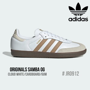 AfB_X IWiX Xj[J[ adidas Originals SAMBA OG ToOG Cloud White/Cardboard/Gum zCg JR0912 V[Y