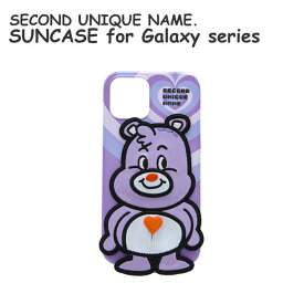 Galaxy S21 ケース Galaxy S21+ GalaxyS21 Ultra Galaxy Note20 Ultra Galaxy S20+ Galaxy S20 Ultra Galaxy Note 10+ 韓国 かわいい クマ ベルト SECOND UNIQUE NAME YOUNG BOYZ SUN CASE ENAMEL HEART BEAR PURPLE for Galaxy カバー ギャラクシー 正規商品 お取り寄せ