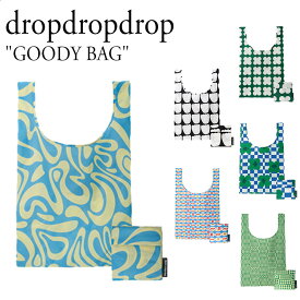 ドロップドロップドロップ エコバッグ 折りたたみ トートバッグ dropdropdrop GOODY BAG レッツ drp プレイ drp ローリング マーブル メモラブル シーン バレー チューリップ パレード ブラック フローズ アラウンド ミー 1643474/7/8/9 1643480/6 バッグ