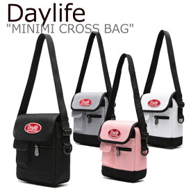 デイライフ クロスバッグ Daylife 正規販売店 メンズ レディース MINIMI CROSS BAG ミニミ クロス バッグ BLACK ブラック WHITE ホワイト GRAY グレー PINK ピンク MNC17-1/2/4/5 バッグ