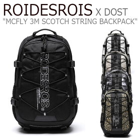 ロアデロア リュック ROIDESROIS メンズ レディース MCFLY 3M SCOTCH STRING BACKPACK マックフライ スカッチ ストリング バックパック BLACK ブラック BEIGE ベージュ CAMO カモ IVORY アイボリー LEOPARD レオパード RDT203M10FBKF0/GF0/CMF0/LOF0/IVF0 バッグ