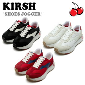キルシー スニーカー KIRSH 正規販売店 SHOES JOGGER シューズ ジョガー BLACK ブラック RED レッド WHITE ホワイト FKQRASA702M シューズ